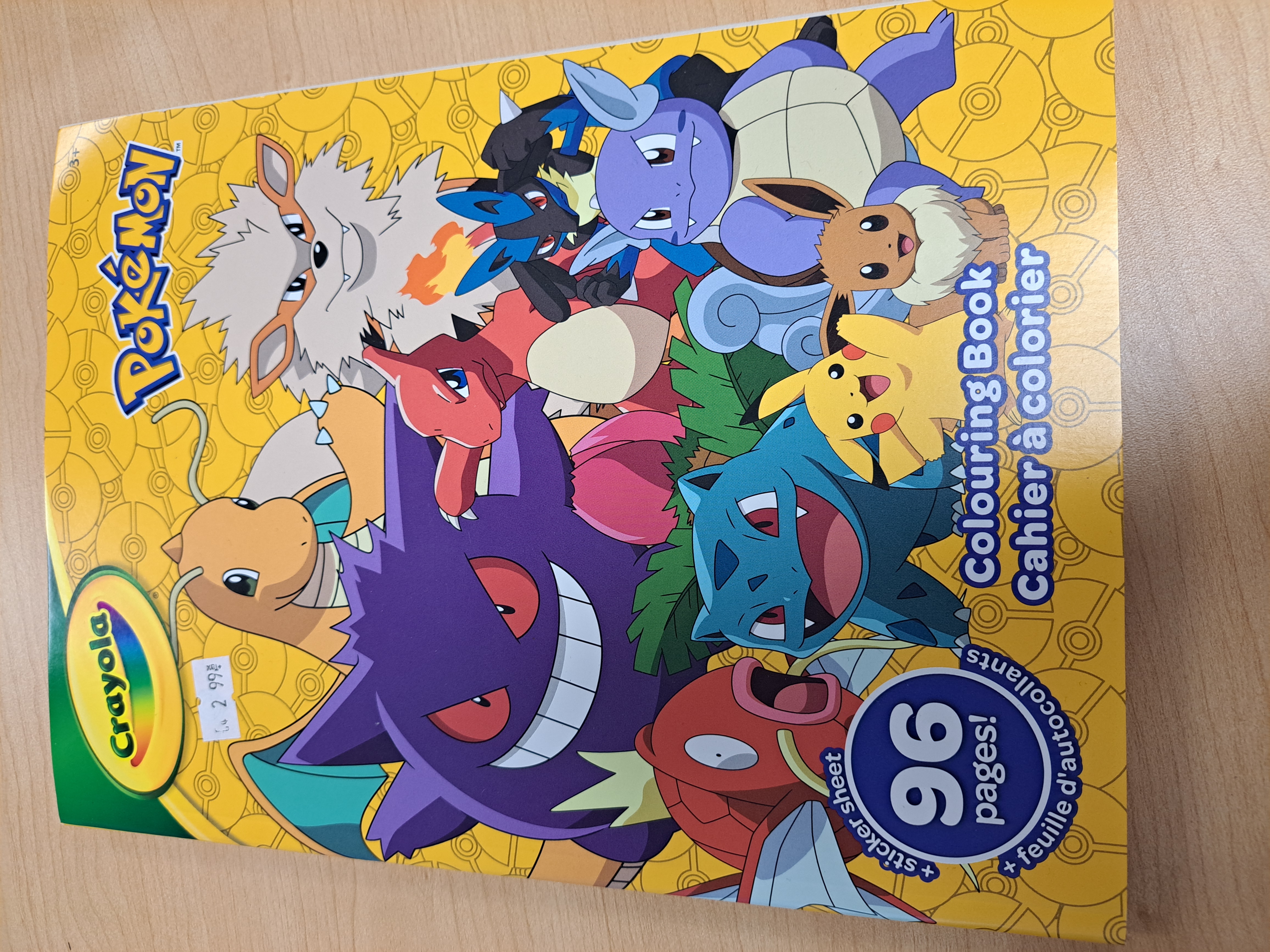 Livre à colorier Pokémon
